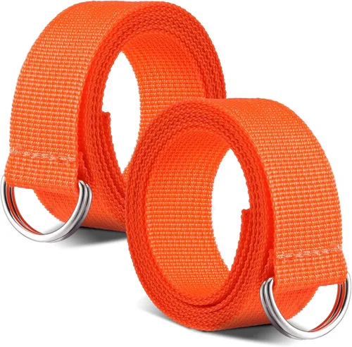 Vista 15 de Seematn Web - Cinturón de fútbol de 52 pulgadas, cinturón de fútbol con anillo en D para hombres, mujeres, jóvenes, niños y niñas