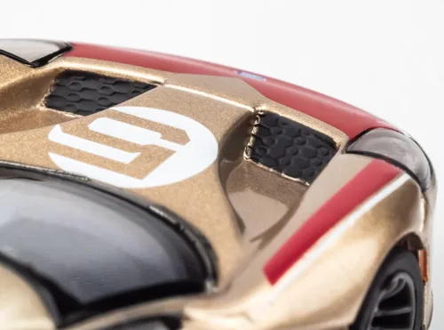 Vista 5 de AFX /Racemasters Ford GT Heritage #5 Gold AFX22061 HO Slot Racing Cars