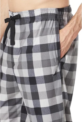 Vista 3 de Nautica Pantalón de dormir de forro polar a cuadros para hombre