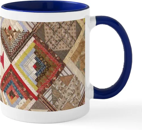 Vista 21 de CafePress I'd Rather Be Quilting Mug Taza de café de cerámica de 11 oz (11.0 fl oz)
