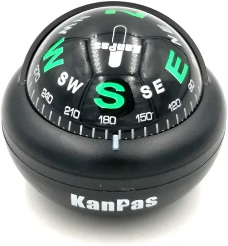 Vista 10 de KanPas Bola de brújula automotriz para coche o barco