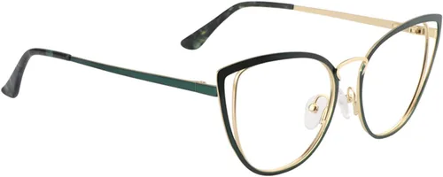 Vista 3 de Zeelool Ojo de gato de metal para mujer, bloqueo de luz azul, 100% protección UV400, Eras ZM0957