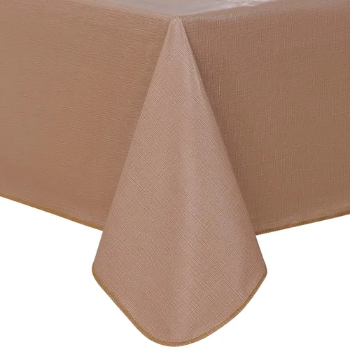 Vista 12 de Mantel de vinilo resistente con reverso de franela, mantel de plástico impermeable a prueba de aceite, resistente a las manchas, limpiable, cubierta