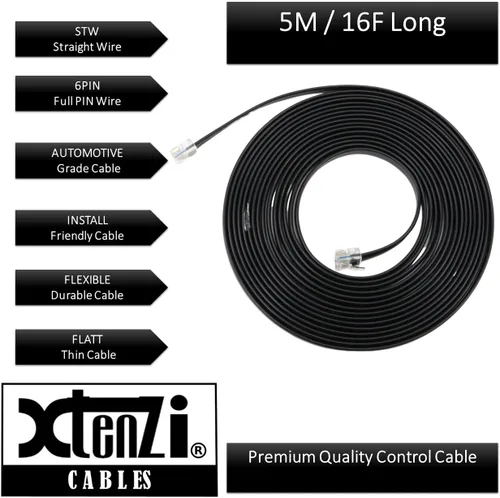 Vista 6 de Xtenzi Control remoto de nivel de graves del amplificador con botón de volumen XTBR25 Compatible con Alpine RUX-Knob2.