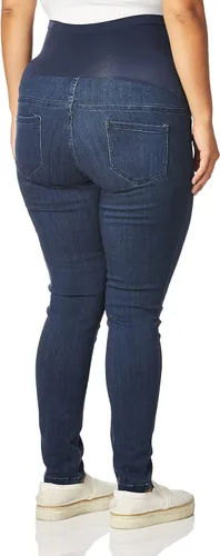 Vista 2 de Motherhood Maternity Jegging de mezclilla para mujer color azul índigo Azul
