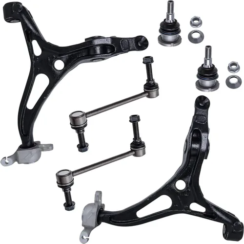 Vista 8 de Detroit Axle - Kit de extremo delantero para Chrysler 300 Dodge Charger 2011-2023 Challenger, 2 Lower Rearward Control Arms 2 Outer Tie Rods 2
