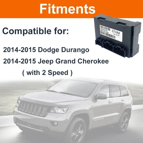 Vista 5 de Módulo de control de caja de transferencia compatible con Durango Grand Cherokee 2014 2015 con 2 velocidades 68395074AA