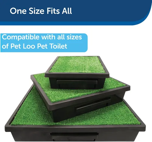 Vista 4 de Pet Loo Pee-Pod con esponja - Paquete de 7 - Bandeja de inodoro interior para mascotas - Eliminación de orina