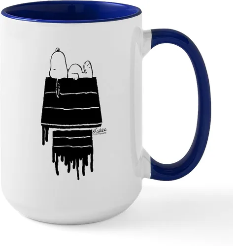 Vista 152 de CafePress SNOOPY Joe Cool - Taza de café de cerámica (15.0 fl oz)