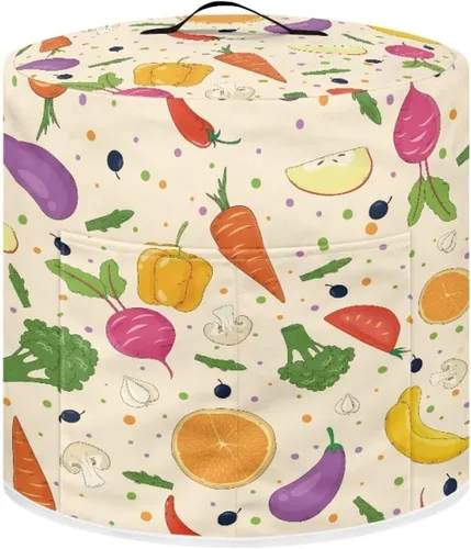 Vista 47 de DISNIMO Angry - Funda para freidora de aire para arrocera, protección contra el polvo, cubierta aislada para electrodomésticos de cocina con asa