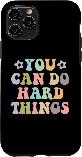 Vista 29 de Inspirational Women's Graphics - You Can Do Hard Things Case for iPhone 16