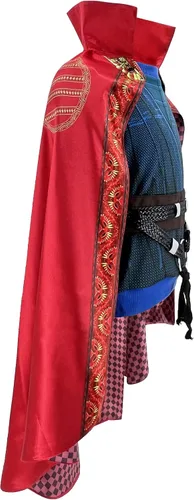 Vista 2 de Disfraz extraño con capas de superhéroe disfraz de cosplay de Halloween para niños