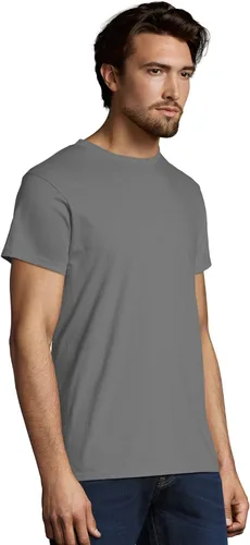 Vista 4 de Hanes Camiseta de algodón Nano Premium para hombre (paquete de 2)