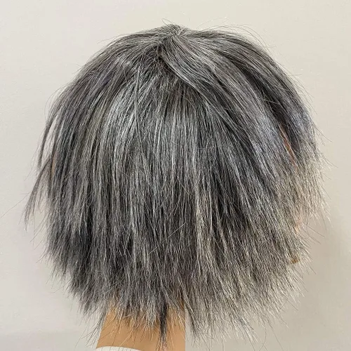 Vista 6 de Pacoco Atongqu - Máscara divertida de Halloween para Halloween, cosplay realista, súper suave, máscara de anciano para adultos, para hombre y mujer
