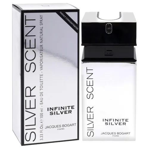 Vista 3 de Jacques Bogart Silver Scent Infinite Silver de Jacques Bogart para hombre - 3.33 oz EDT Spray