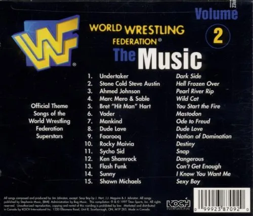 Vista 2 de WWF The Music, Vol. 2