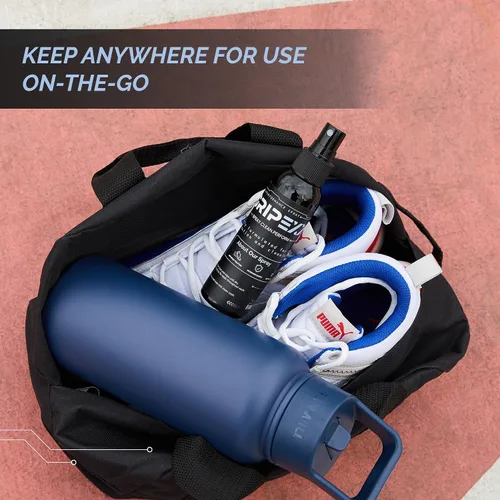 Vista 6 de Spray de agarre para zapatos deportivos 2 en 1, proporciona tracción y rejuvenece las suelas. Spray de agarre multiusos para mejorar el agarre