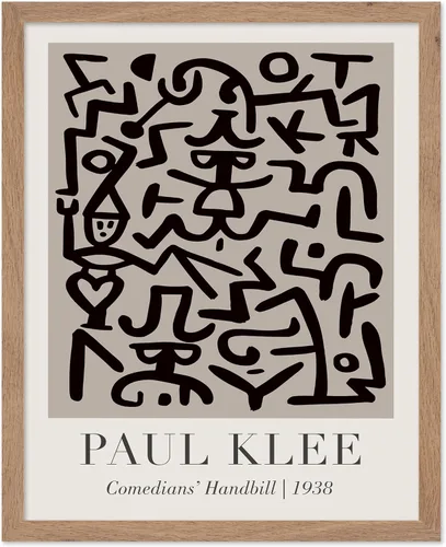 Vista 62 de Poster Master Póster vintage de Paul Klee – Impresión retro de cómicos – Arte de dibujo – Arte abstracto – Regalo para hombres y mujeres – Estilo-09