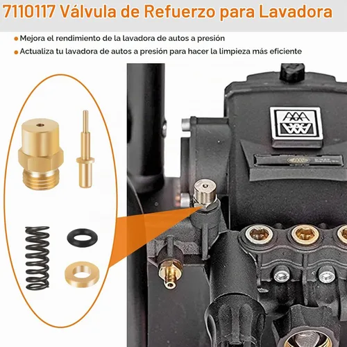 Vista 4 de 7110117 Válvula de impulso de lavadora a presión para kit de válvula