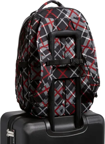 Vista 6 de Vera Bradley Mochila de sarga de rendimiento para mujer, Paris Plaid