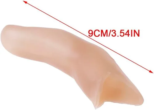 Vista 4 de MOMOMAGE 3 piezas de dedo falso sexto accesorios mágicos tamaño mediano pulgar de goma trucos de magia de cerca desaparecen aparecer accesorios