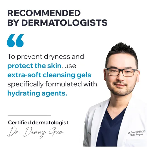 Vista 7 de Uriage Extra-rich Dermatological Face & Body Wash for Sensitive Skin, Preserves the Hydrolipidic Film of the Skin, Fresh Foaming Body Cleanser