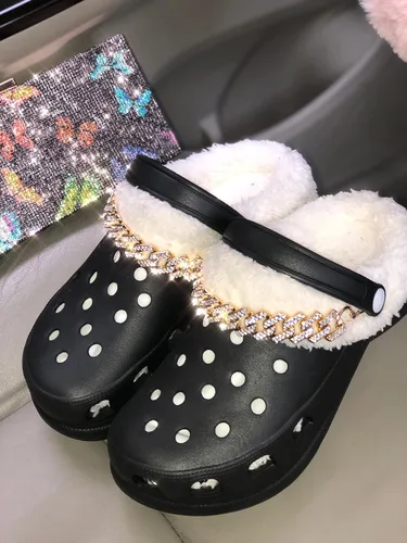 Vista 5 de Powerpurlife Paquete de dijes brillantes para zapatos con botones, alfileres de diamantes para adultos, decoración de zapatos de joyería, accesorios