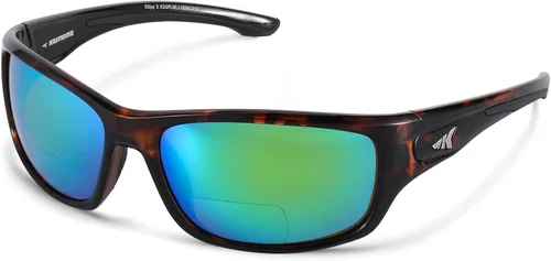 Vista 10 de KastKing Ellijay Gafas de Sol Bifocales Polarizadas, Ampliación Bi-Focal x1.5 x2.0 x2.5, Gafas de Sol Deportivas Wrap para Lectura