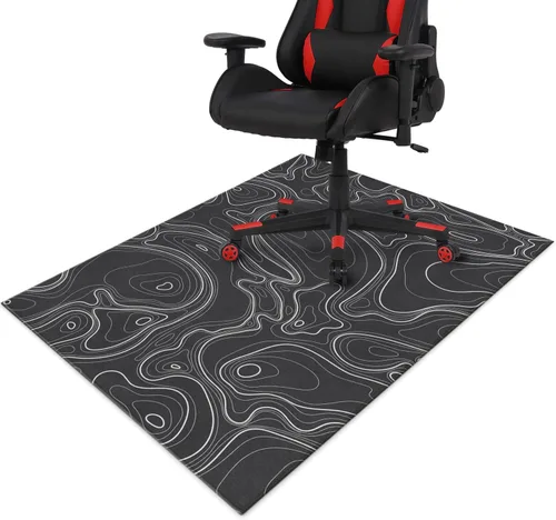 Vista 17 de Alfombra de Silla de Juego para Alfombra de Madera Dura y Baldosas, 36"x48" Alfombra de Juego para Sala de Juegos, Alfombra Antideslizante