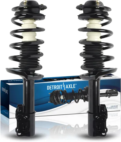 Vista 19 de Detroit Axle - Puntales 4WD para Ford Expedition Lincoln Navigator 1997-2002, 4 puntales completos con muelle helicoidal delantero trasero 1998 1999
