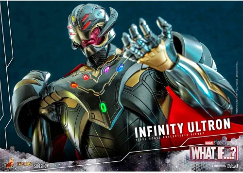 Vista 5 de Hot Toys 1:6 Infinity Ultron - What If...?, Plata