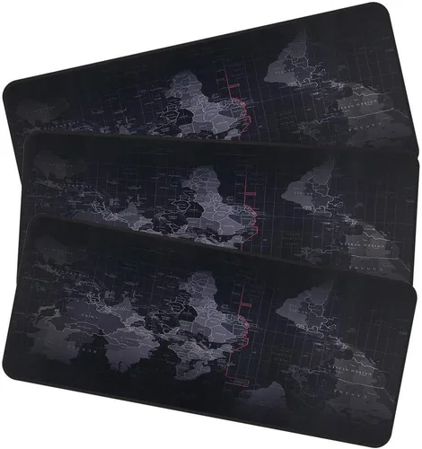 Vista 14 de Mouse pad grande para juegos con base antideslizante, tamaño XXL extendido, pesado, cómodo, plegable para computadora de escritorio, laptop, Mapa-2