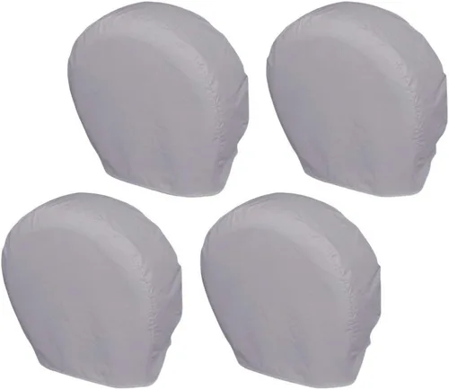 Vista 20 de Explore Land - Fundas para neumáticos, 4 unidades - Protector resistente de rueda para camionetas, SUV, remolques, cámpers, vehículos recreativos