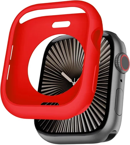 Vista 10 de BOTOMALL - Funda protectora para reloj 38mm 42mm 40mm 44mm (1.5 pulgadas, 1.65 pulgadas, 1.5 pulgadas, 1.73 pulgadas), poliuretano termoplástico
