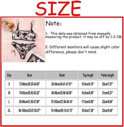 Vista 7 de Conjunto de 2 piezas de brasier y bragas con aros para mujer, conjunto de lencería sexy con lazo y corbatín