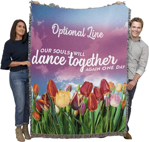 Vista 17 de Pure Country Weavers Manta con texto en inglés «Wherever A Beautiful Soul Has Been, There is A Trail of Beautiful Memories», tapiz de regalo