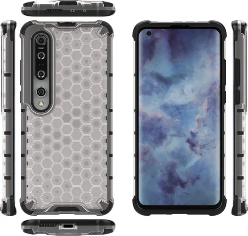 Vista 187 de Pzwoxukhov Funda compatible con Redmi A1, compatible con Redmi A2 Honeycomb Anti-caída Absorción de Golpes Negro