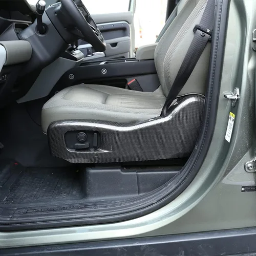Vista 3 de Cubierta del panel de decoración lateral del asiento interior del automóvil para Land Rover Defender 110 2020 2021