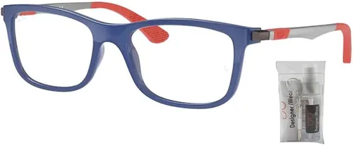 Vista 2 de Ray-Ban RY1549 - Gafas cuadradas para niños y niñas + paquete con kit de gafas de cortesía de diseñador iWear