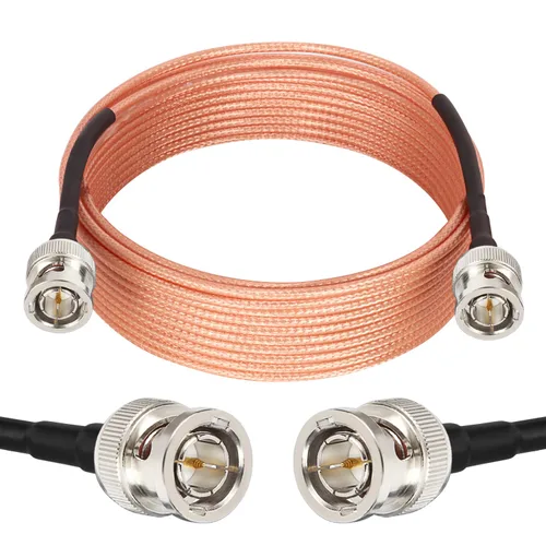 Vista 13 de XRDS -RF 2 piezas de cable SDI de 1 pie, cables de puente HD-SDI BNC macho de 75 ohmios RG179 para cámara de video BMCC