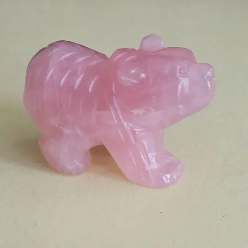 Vista 10 de Figura de oso de cristal tallada a mano de 1.5 pulgadas (9234)