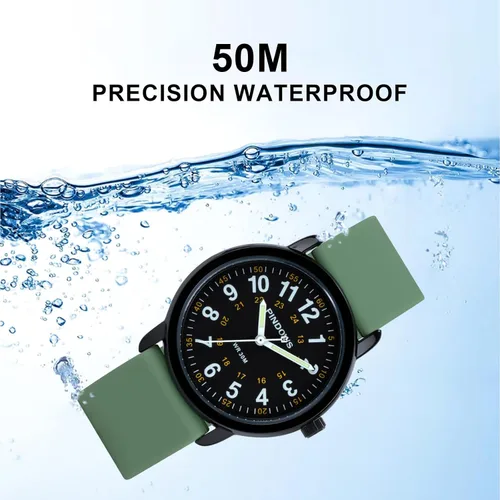 Vista 4 de PINDOWS Nurse Watch for Nurses, Doctors, Medical Professionals, Students, Easy to Read Waterproof Women's Men Medical Watch Luminous Dial 1224 Hour