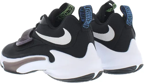 Vista 4 de Nike Tenis de baloncesto Freak 3 (GS) para niños, NegroBlanco-Negro