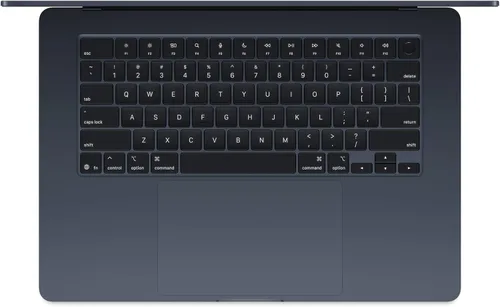 Vista 2 de Apple MacBook Air 2025 con chip Apple M4 (15 pulgadas, 16 GB de Memoria Unificada, 256 GB SSD de almacenamiento) (QWERTY inglés) Negro medianoche