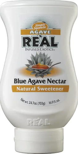 Vista 3 de Reàl - Jarabe de néctar de agave azul con infusión Exotics, botella de 16.9 onzas líquidas, paquete de 3 Organic Blue Agave from Mexico