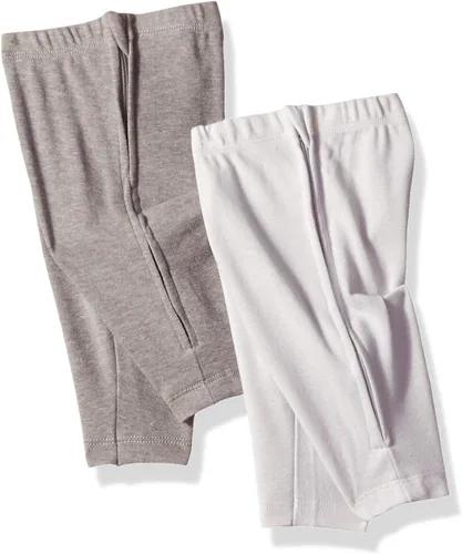 Vista 2 de Hanes Baby-Boys Zippin 2 Pack Knit Leggings With Side Zipper