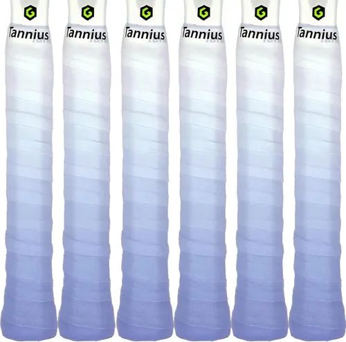 Vista 12 de Tacky - Cinta de agarre para raqueta de tenis, paquete de 6 agarres de tenis, cinta absorbente y mejorada para raqueta de tenis (color degradado)