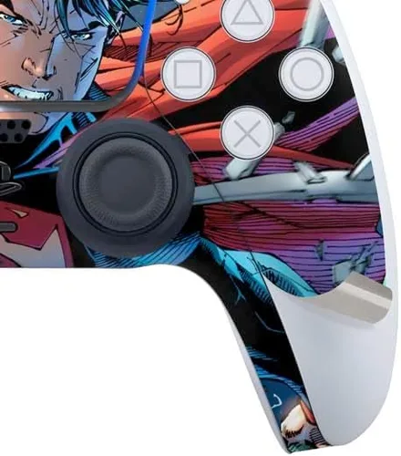 Vista 4 de Skinit Decal Gaming Skin Compatible with PS5 Bundle - Officially Licensed DC Comics Superman Unchained #1 Original Cover Design