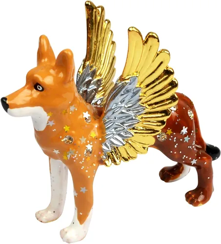 Vista 8 de Feng Shui Cosmic Raven Ornamentos Estatua Atrae la Riqueza para la Decoración del Hogar W5269 Cuervo Cósmico