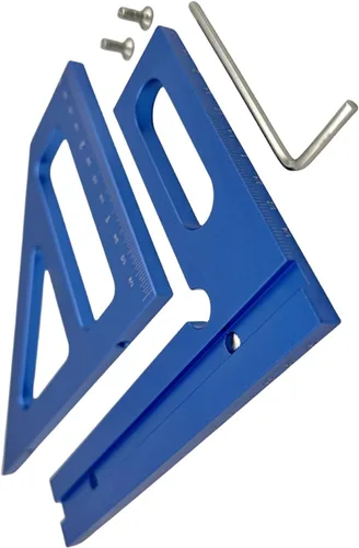 Vista 11 de Anodized Multipurpose Measuring Tool for Technical Drawing, Black